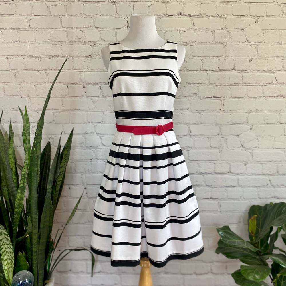 White House Black Market Belted Dress